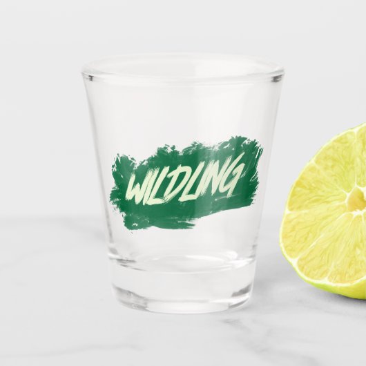 Wildling Penseelstreek Shotglas Shot Glas (Voorkant)