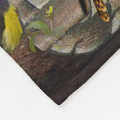 Wildlion uit Afrika Fleece Deken (Hoek)