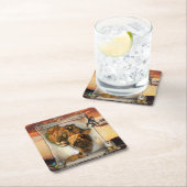 Wildlion uit Afrika Kartonnen Onderzetters (Insitu)