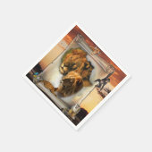 Wildlion uit Afrika Servet (Hoek)