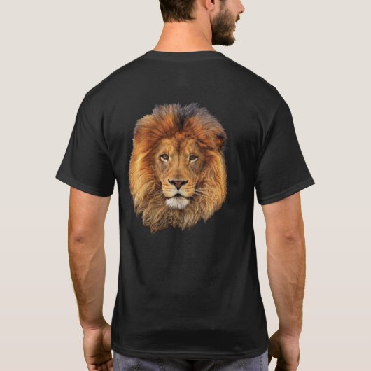 Wildlion uit Afrika T-shirt (Achterkant)