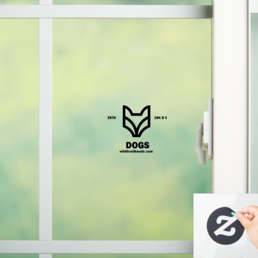 Wildlivelihoods.com Wolf Decal (Huis)