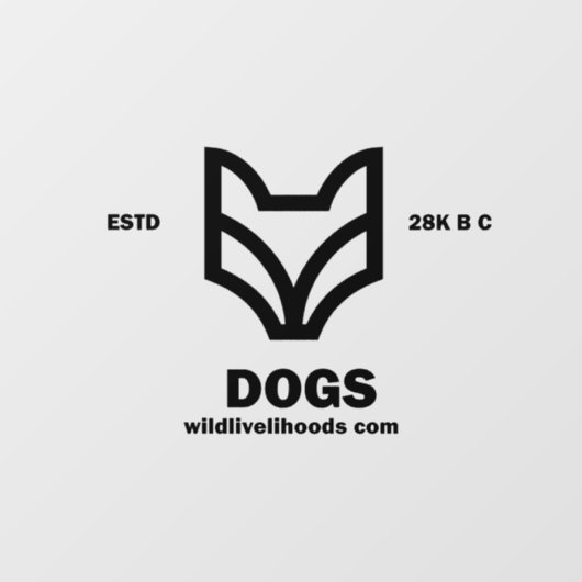 Wildlivelihoods.com Wolf Decal (Vel)