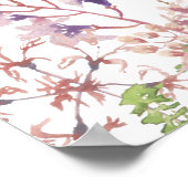 Wildlower Funeral Viering van het Leven Welkomstbo Poster (Hoek)