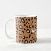 Wildly Cute Leopard Print Mug Koffiemok (Links)