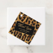 Wildly Happy Bachelorette Bedankt Leopard ID1153 Bedankjes Labels (In situ)