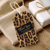 Wildly Happy Bachelorette Bedankt Leopard ID1153 Cadeaulabel