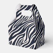 Wildly Happy Bachelorette Bedankt Zebra BW ID1151 Bedankdoosjes (Achterkant)