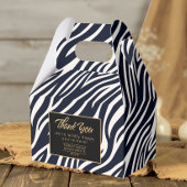 Wildly Happy Bachelorette Bedankt Zebra BW ID1151 Bedankdoosjes