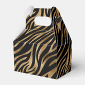 Wildly Happy Bachelorette Zebra Zwart Goud ID1151 Bedankdoosjes (Achterkant)