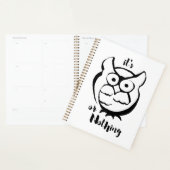Wildly Punny — Owl or Nothing Minimalist Owl Art Planner (Display)