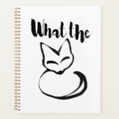 Wildly Punny — Wat de Vos? Minimalistische Punstku Planner (Voorkant)