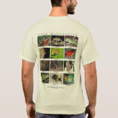 WildMadagascar.org Wildlife van Madagascar T-shirt (Achterkant)