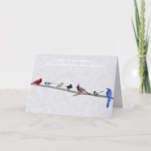 Wildness: een beschaving buiten ons. Thoreau Feestdagen Kaart