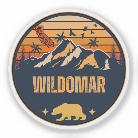 Wildomar, Californië Sticker (Voorkant)