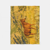 Wildpaard-sanctuarium. Fleece Deken (Voorkant)