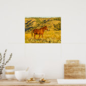 Wildpaard-sanctuarium. Poster (Keuken)