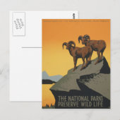  wildparken met WPA Briefkaart (Voorkant / Achterkant)