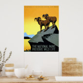  wildparken met WPA Poster (Keuken)