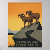  wildparken met WPA Poster (Voorkant)