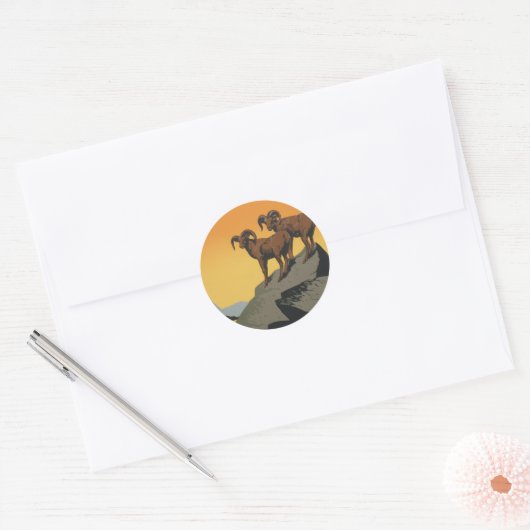  wildparken met WPA Ronde Sticker (Envelop)