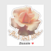 Wildrose Stickers Aangepast Roos-weddenschap (Vel)