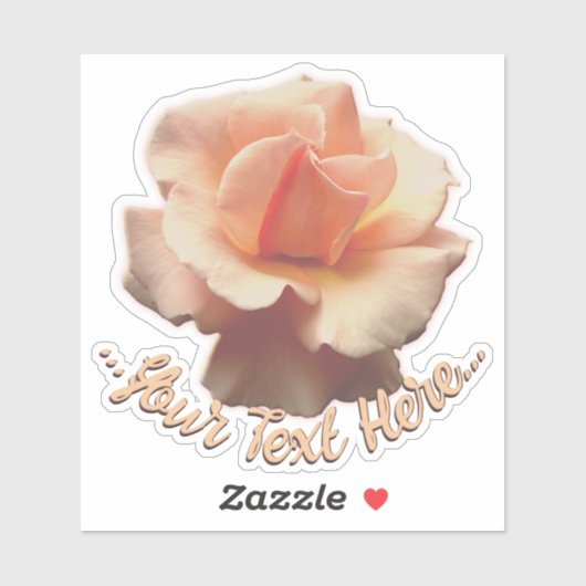 Wildrose Stickers Aangepast Roos-weddenschap (Vel)