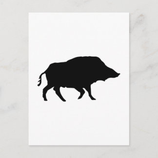 Wildschwein Briefkaart