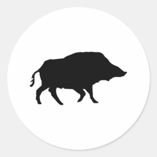 Wildschwein Ronde Sticker