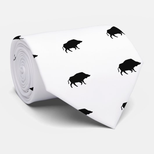 Wildschwein Stropdas (Opgerold)