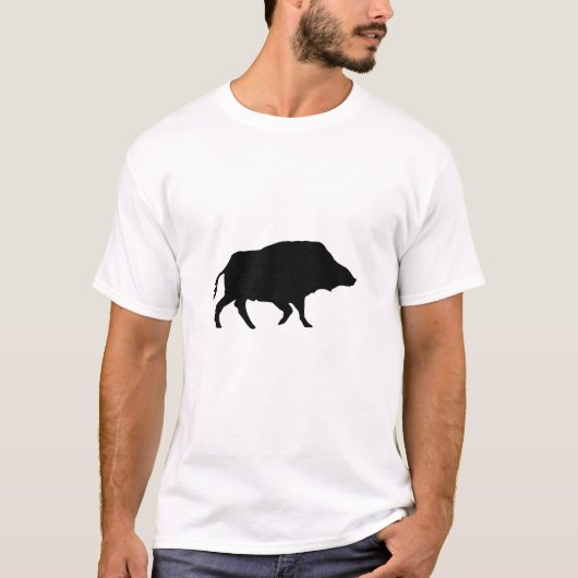 Wildschwein T-shirt (Voorkant)