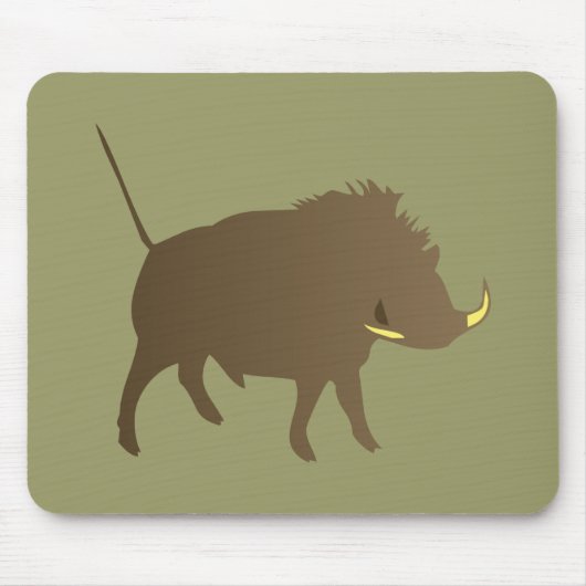 Wildschwein wild boar muismat (Voorkant)