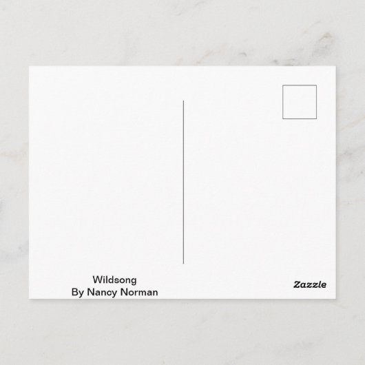 Wildsong Briefkaart (Achterkant)