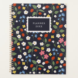 Wildstrawberry patterned custom planner