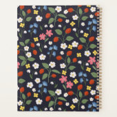 Wildstrawberry patterned custom planner (Achterkant)