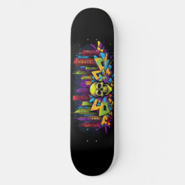 Wildstyle graffiti 12 persoonlijk skateboard