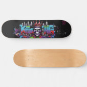 Wildstyle graffiti 16 persoonlijk skateboard (Horizontaal)