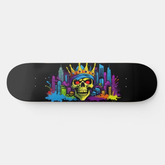 Wildstyle graffiti 16 persoonlijk skateboard (Horizontaal)
