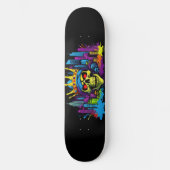 Wildstyle graffiti 16 persoonlijk skateboard (Voorkant)