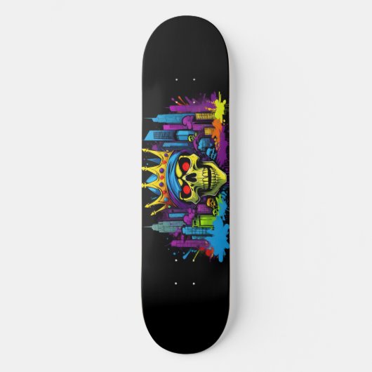 Wildstyle graffiti 16 persoonlijk skateboard (Voorkant)