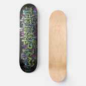 Wildstyle graffiti 1 persoonlijk skateboard (Voorkant)