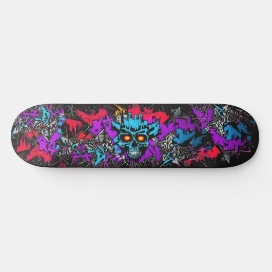 Wildstyle graffiti 2 persoonlijk skateboard (Horizontaal)