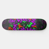 Wildstyle graffiti 4 persoonlijk skateboard (Horizontaal)