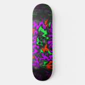 Wildstyle graffiti 4 persoonlijk skateboard (Voorkant)