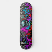 Wildstyle graffiti 5 persoonlijk skateboard (Voorkant)