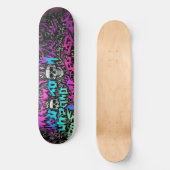 Wildstyle graffiti 6 persoonlijk skateboard (Voorkant)