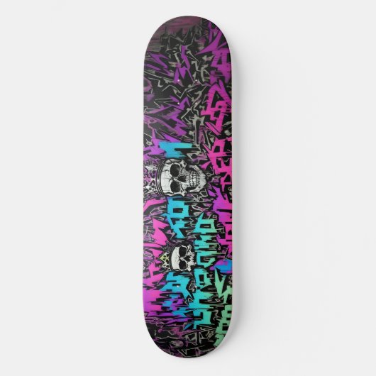 Wildstyle graffiti 6 persoonlijk skateboard (Voorkant)
