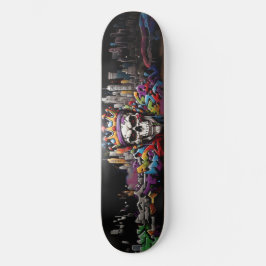 Wildstyle graffiti 8 persoonlijk skateboard