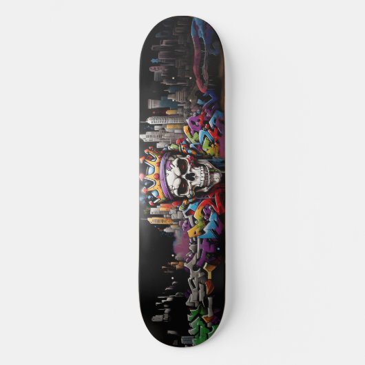 Wildstyle graffiti 8 persoonlijk skateboard (Voorkant)