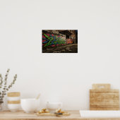 Wildstyle Graffiti Muurschildering Poster (Keuken)